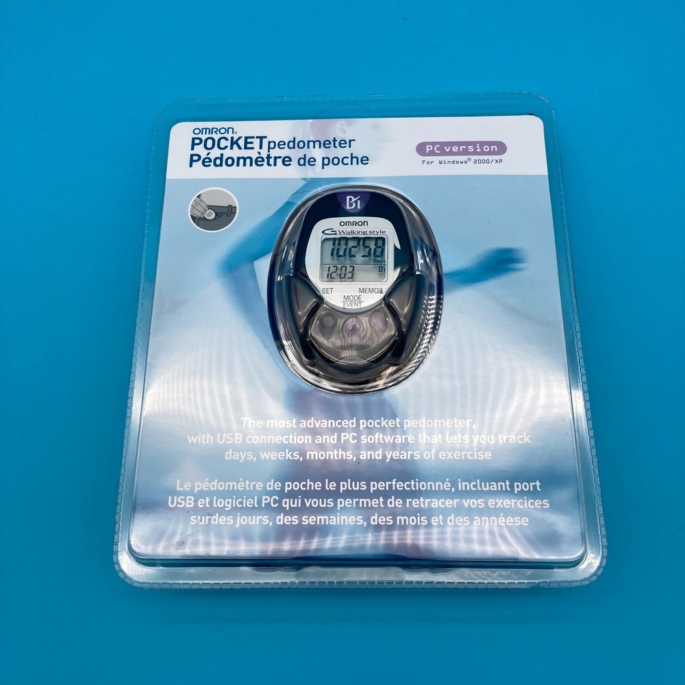 Sealed Vintage 2007 Omron Pocket Pedometer Model HJ-720ITCCAN New Old Stock
